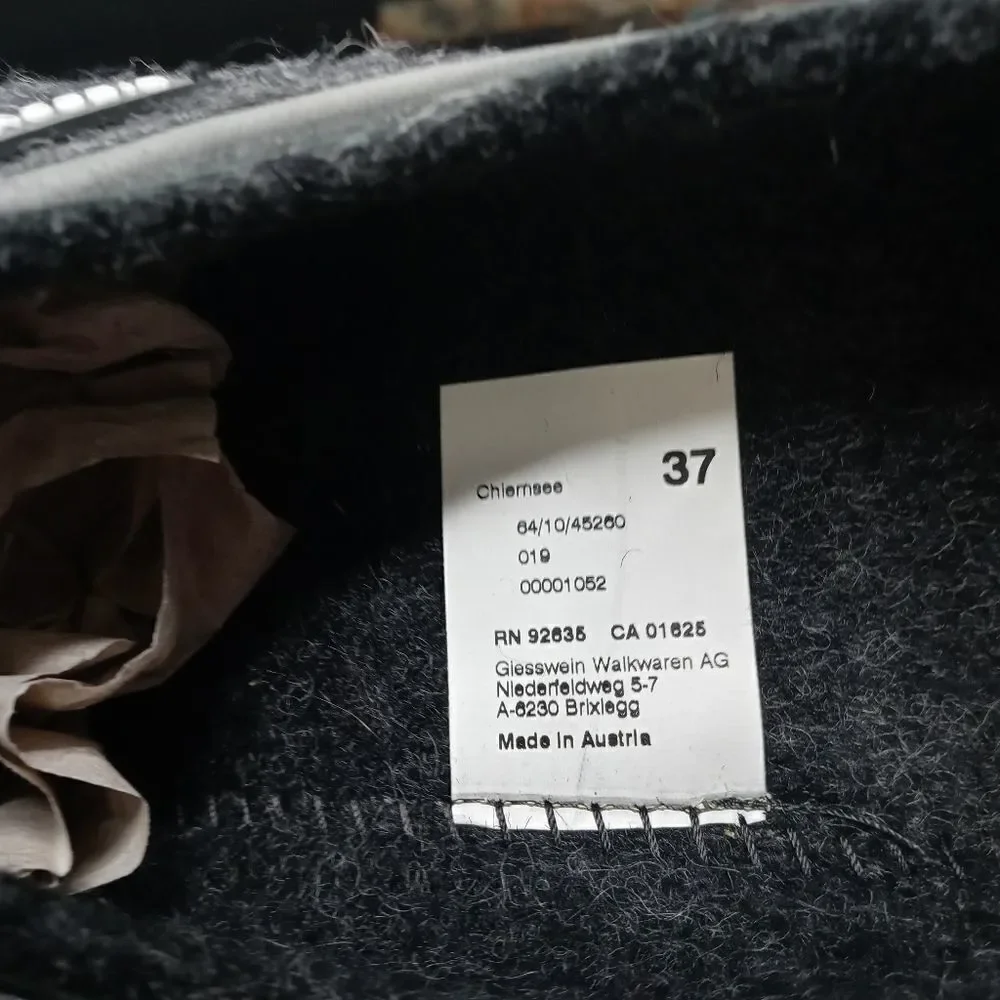 Giesswein Men's Open Back Slippers Size 37